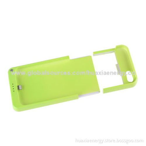 New Design 2,200mAh External Clamp Battery Charger for iPhone5, 5S with Various Colors Available